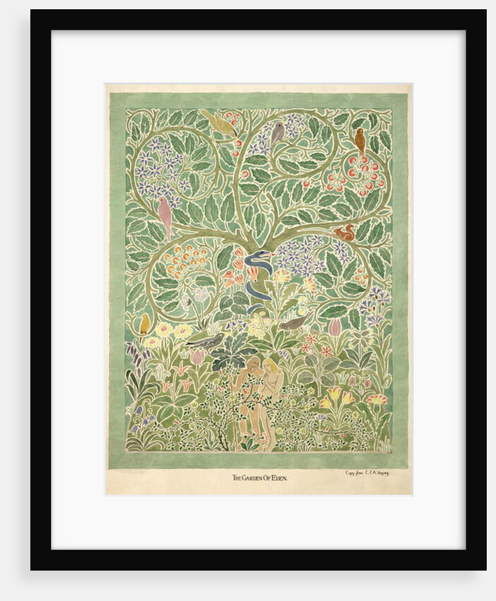 Adam and Eve design by Charles Francis Annesley Voysey
