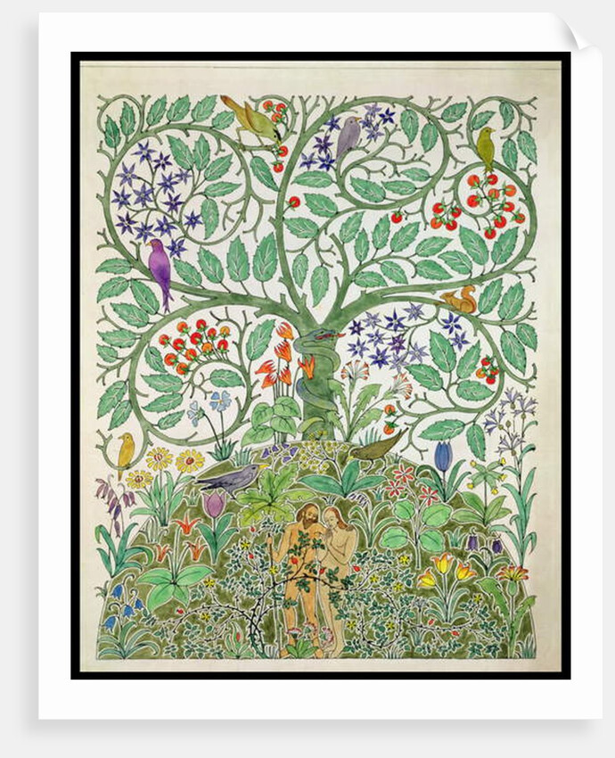 Adam and Eve design by Charles Francis Annesley Voysey