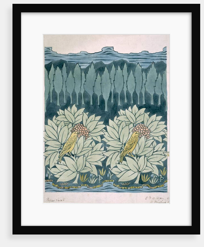 Birds with fir trees by Charles Francis Annesley Voysey