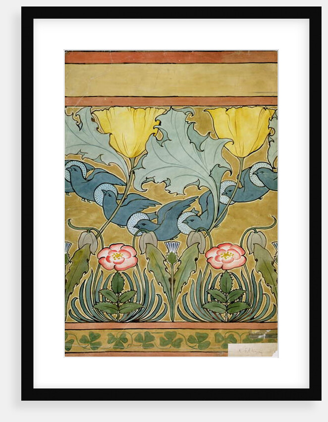 Birds in Flight design by Charles Francis Annesley Voysey