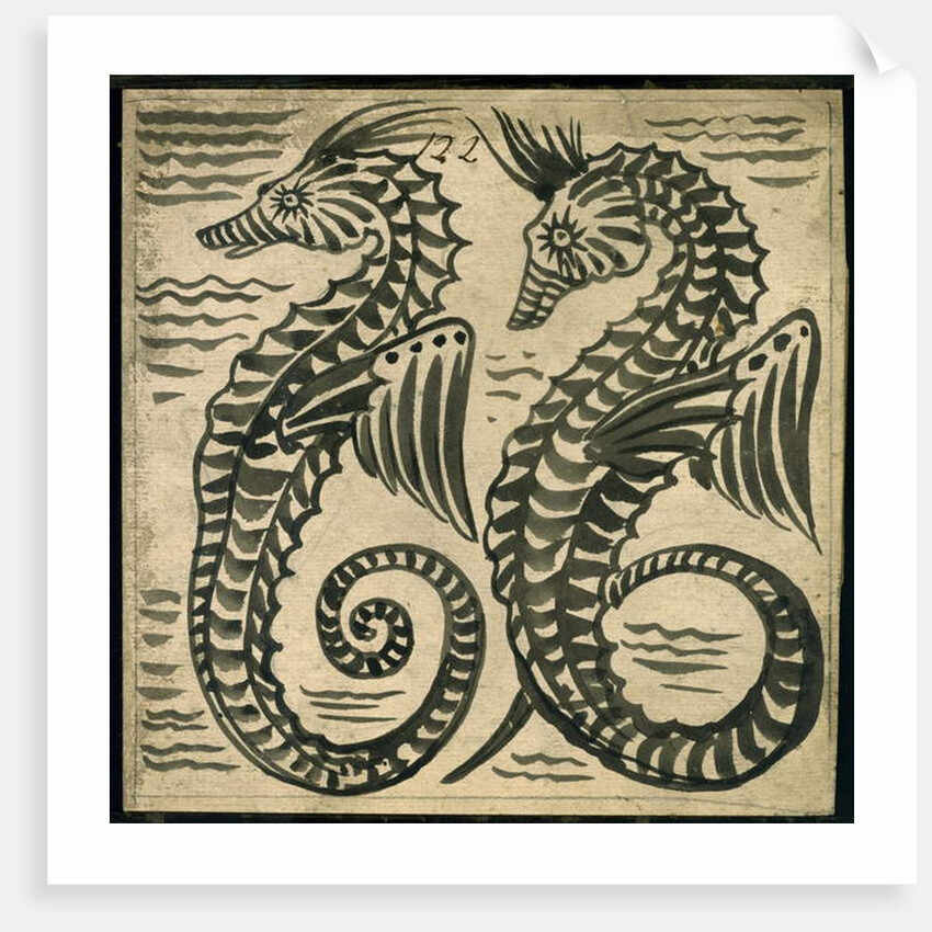 Sea-Horse by William De Morgan