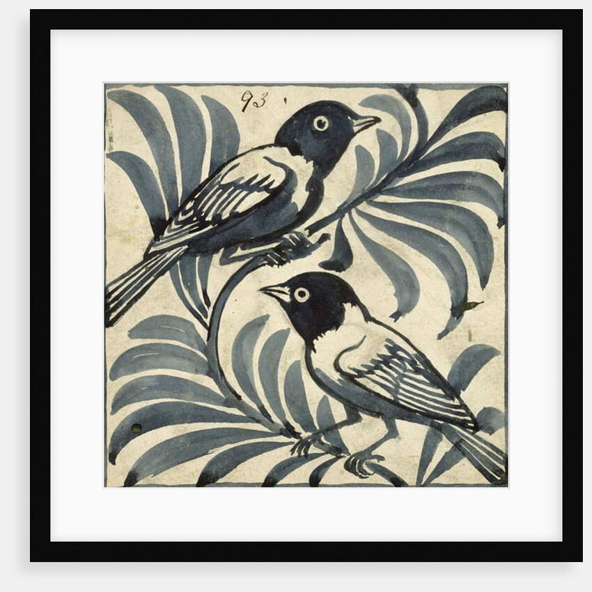 Bluebirds by William De Morgan