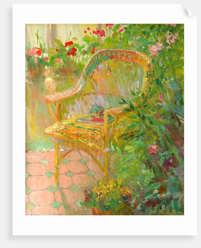 Wicker Chair, 2000 by William Ireland