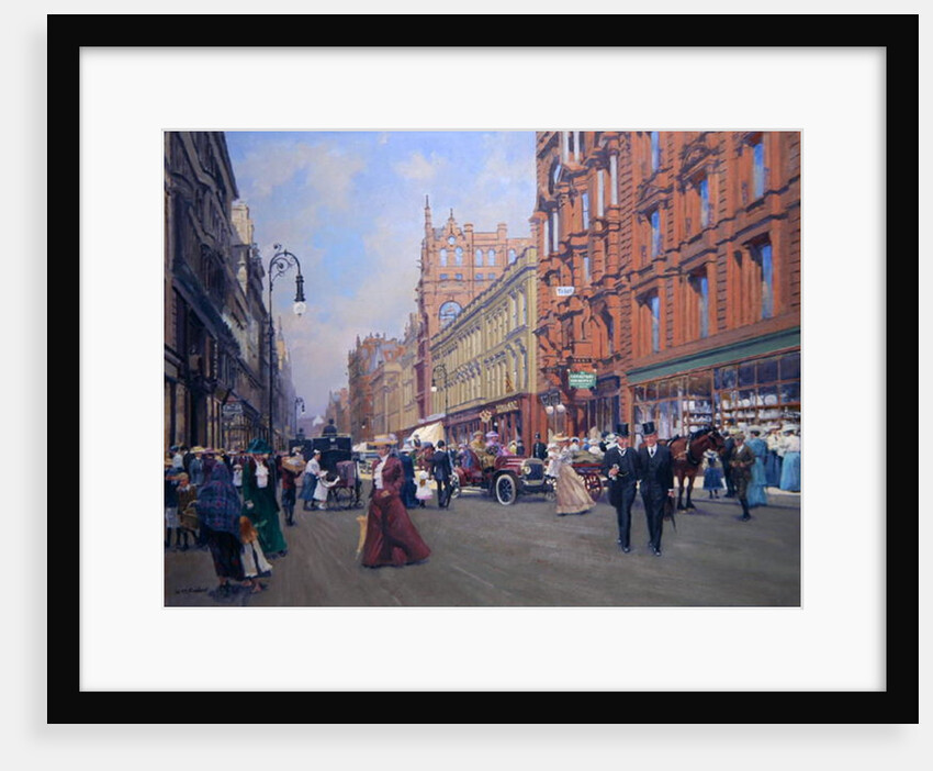 Buchanan Street in 1910 by William Ireland