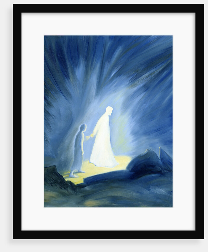 Even in the darkness of our sufferings Jesus comforts and guides us, 1994 by Elizabeth Wang