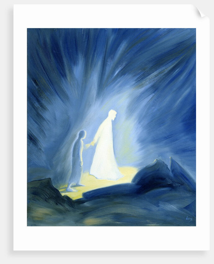 Even in the darkness of our sufferings Jesus comforts and guides us, 1994 by Elizabeth Wang