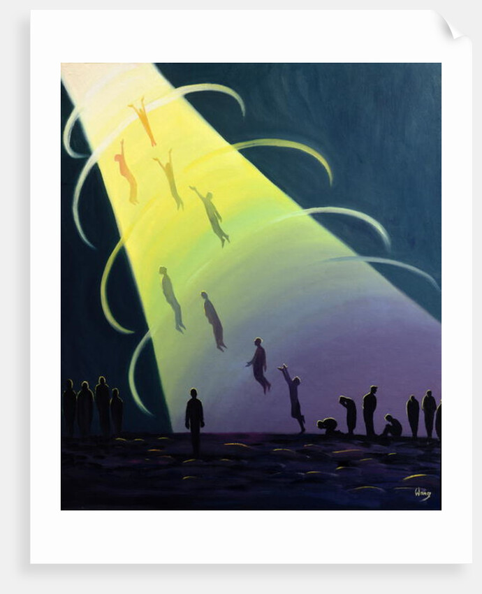 The souls of Purgatory are drawn into God's bliss as soon as they can bear the brightness of His glory, 2001 by Elizabeth Wang