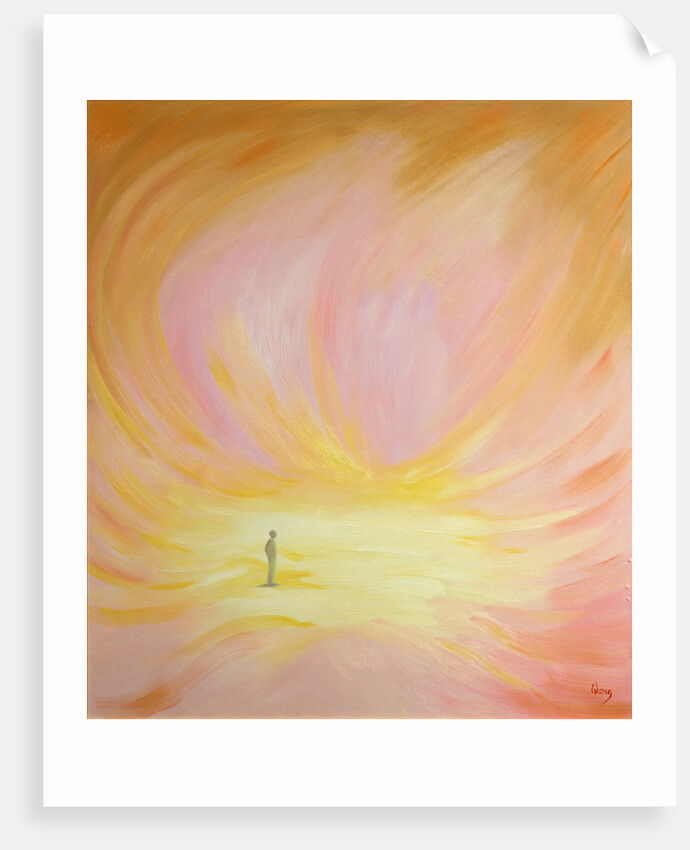 The soul purified through grace by prayer, penance and acts of charity is like a bright, beautiful chamber, 2001 by Elizabeth Wang