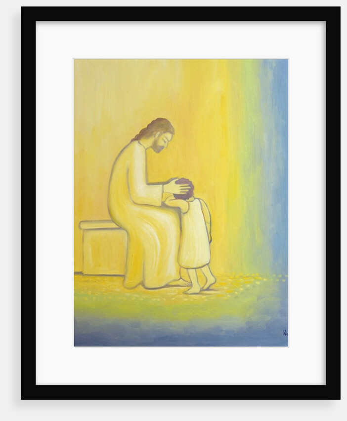 When we repent of our sins Jesus Christ looks on us with tenderness just as when a mother embraces her child, 2001 by Elizabeth Wang