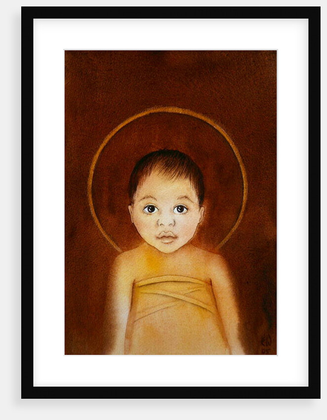 Jesus Christ is true God, who took on our human nature, having the humility and goodness to come amongst us as a mere infant, 2003 by Elizabeth Wang