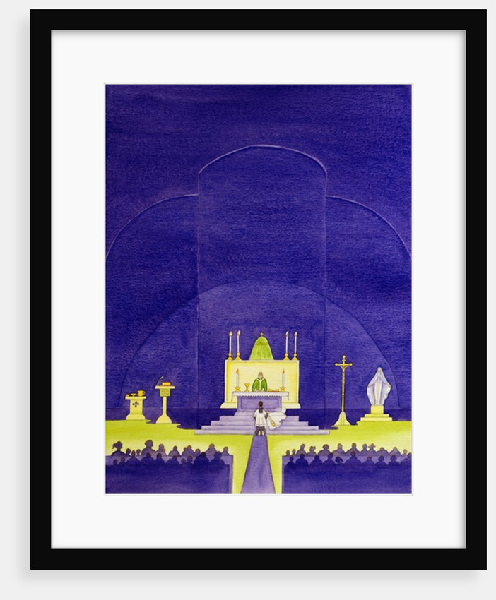 Our churches are holy places consecrated for prayer and worship, 2006 by Elizabeth Wang