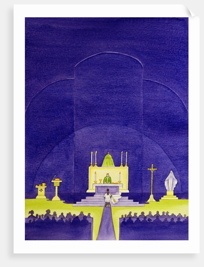 Our churches are holy places consecrated for prayer and worship, 2006 by Elizabeth Wang