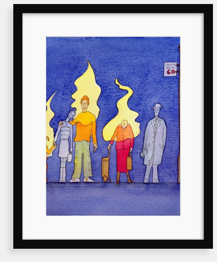 The Spirit of Christ lives within those who accept Him with faith and love, 2002 by Elizabeth Wang
