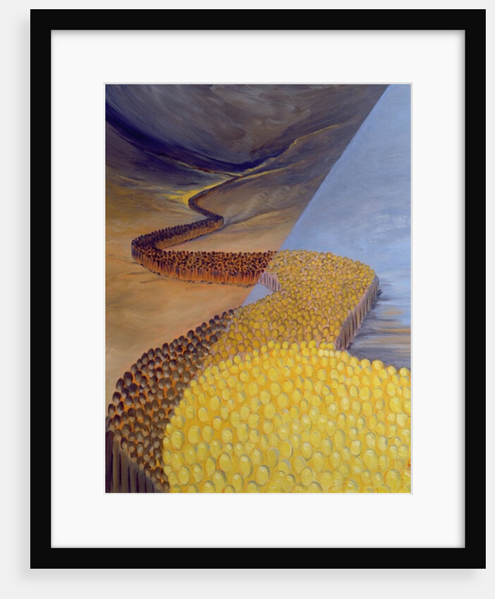 God's Holy People stretch like a river from ancient times to our own day, 2001 by Elizabeth Wang