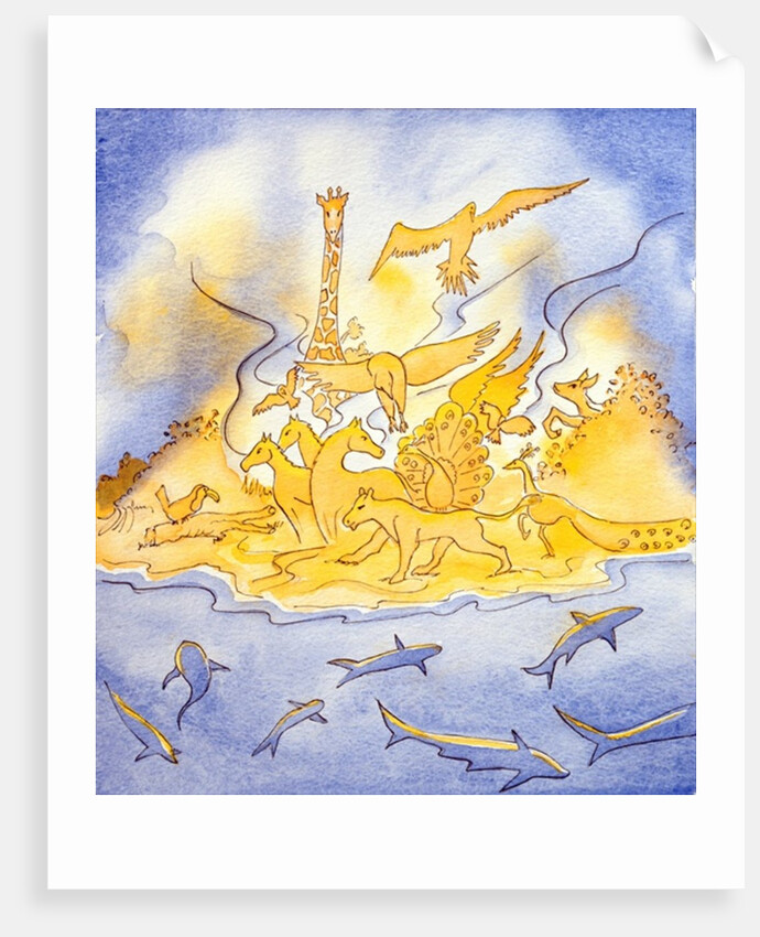 God saw that His creation was good and He continues to care for it, 2003 by Elizabeth Wang