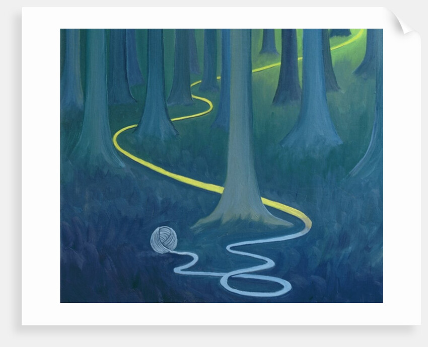 Our daily duties are like a golden string that shows us God's will and leads to Heaven, 1993 by Elizabeth Wang