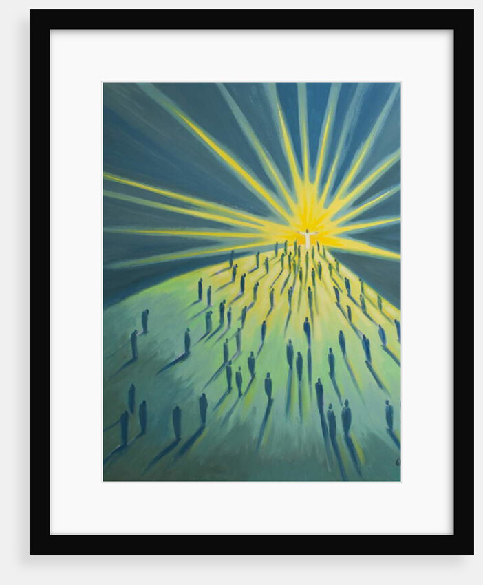 Uniting ourselves with Christ's prayer to the Father at Mass, we are sheltered by His glory, 2001 by Elizabeth Wang