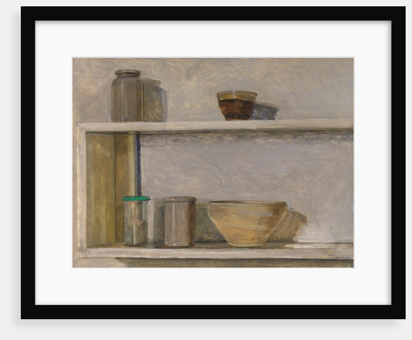 Two Shelves and Bowls by William Packer