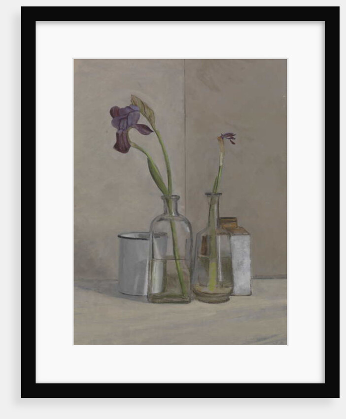 Irises White Cans, 2006 by William Packer