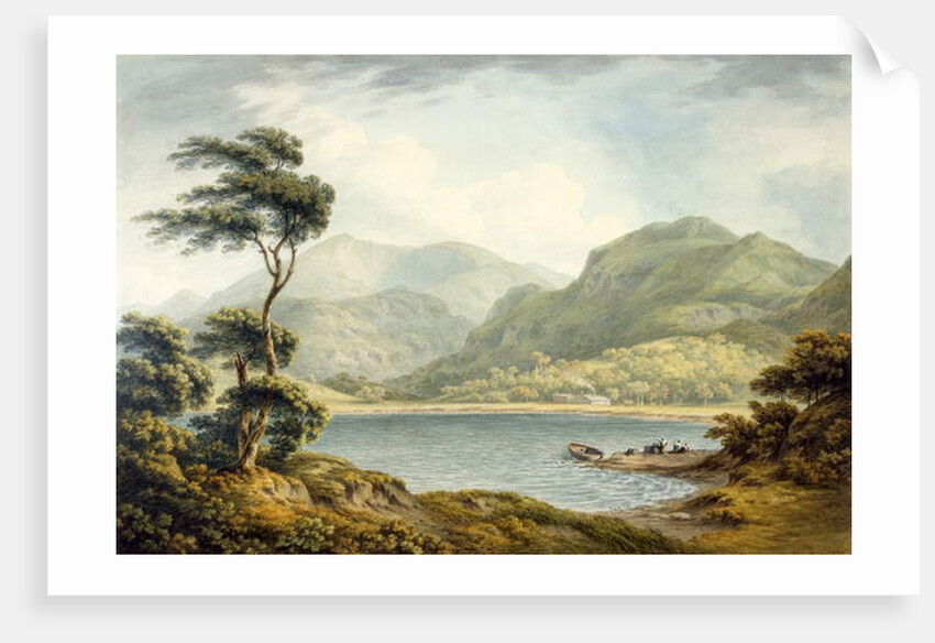 The Upper end of Coniston Lake, Lancashire, 1801 by John Warwick Smith