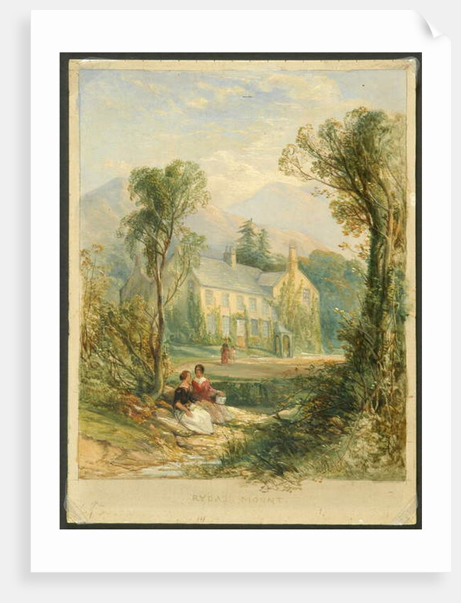 Rydal Mount, c.1840-7 by Thomas Creswick