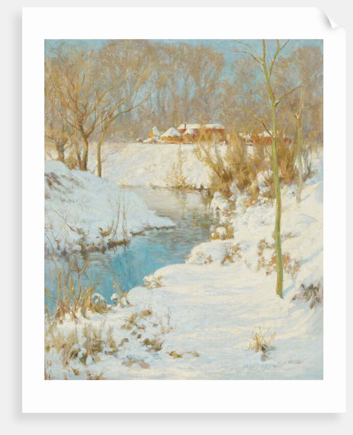 A Winter Sunshine, 1903 by Harry William Adams