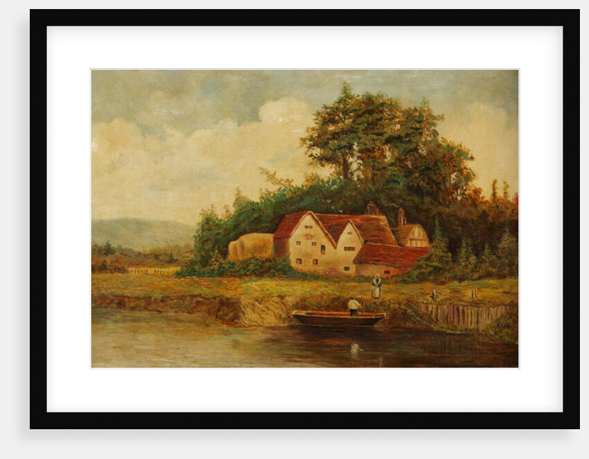 A Worcestershire Mill, 1897 by Edward Austin