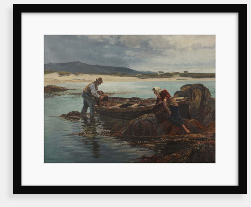 The Dulse Gatherers, 1904 by William Henry Bartlett