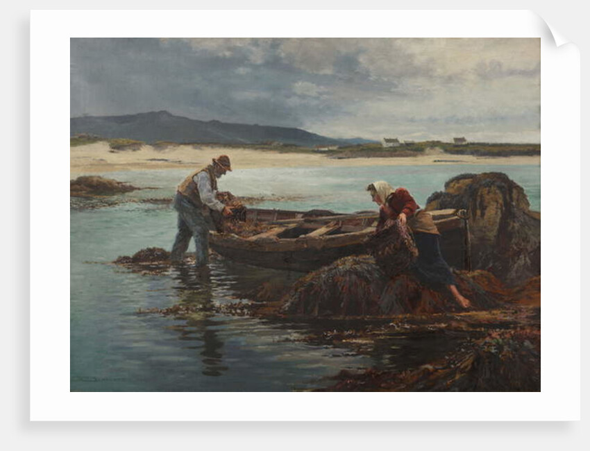The Dulse Gatherers, 1904 by William Henry Bartlett