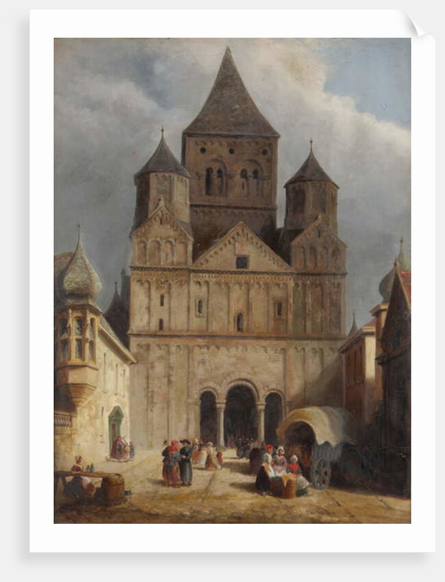 View of Marmoutier, Bas-Rhin, France by George Row Clarke