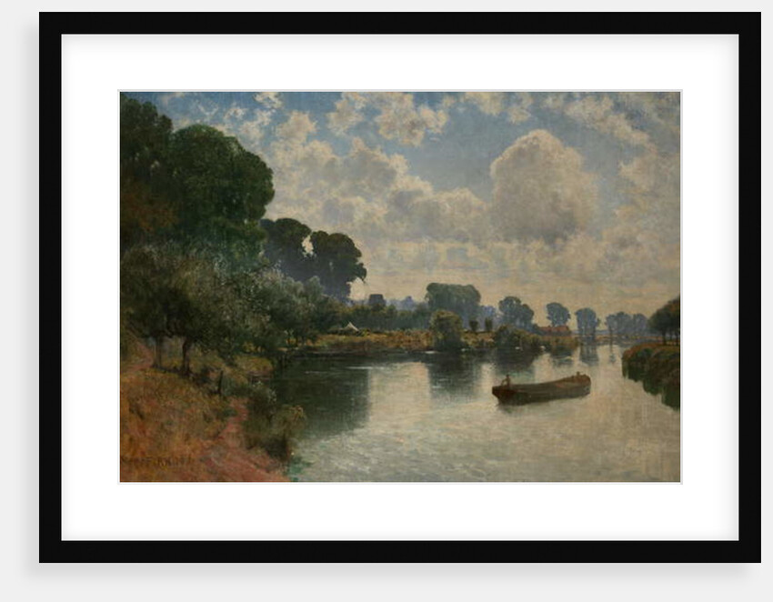 Kepax Ferry, Worcester, c.1900 by Walter Alfred Firkins