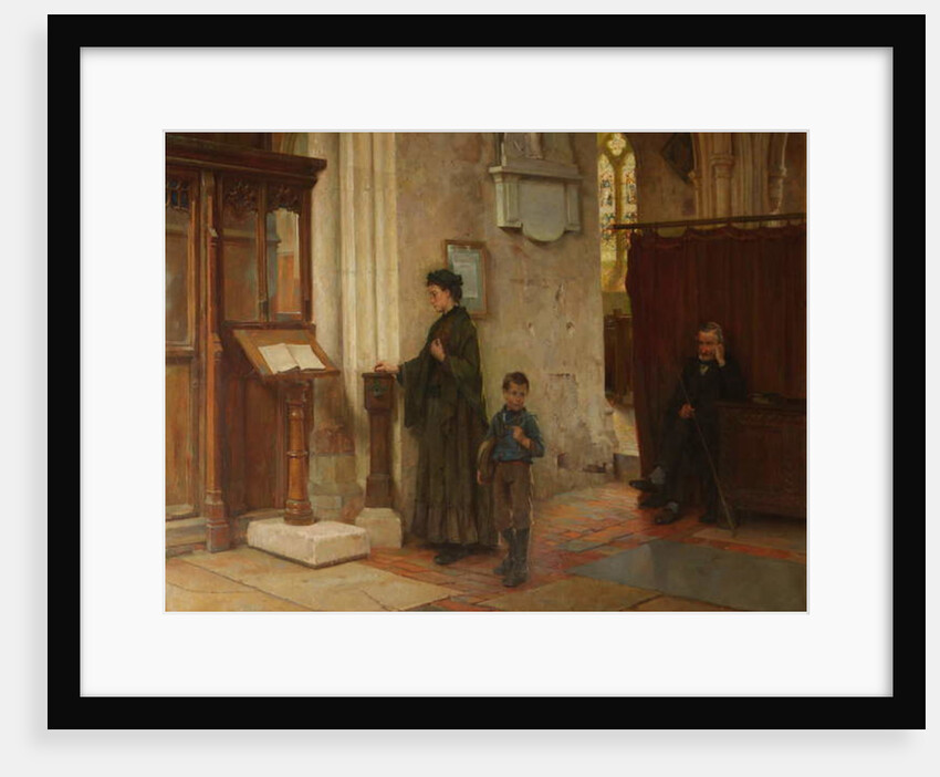 The Widow's Mite, 1890 by William Teulon Blandford Fletcher