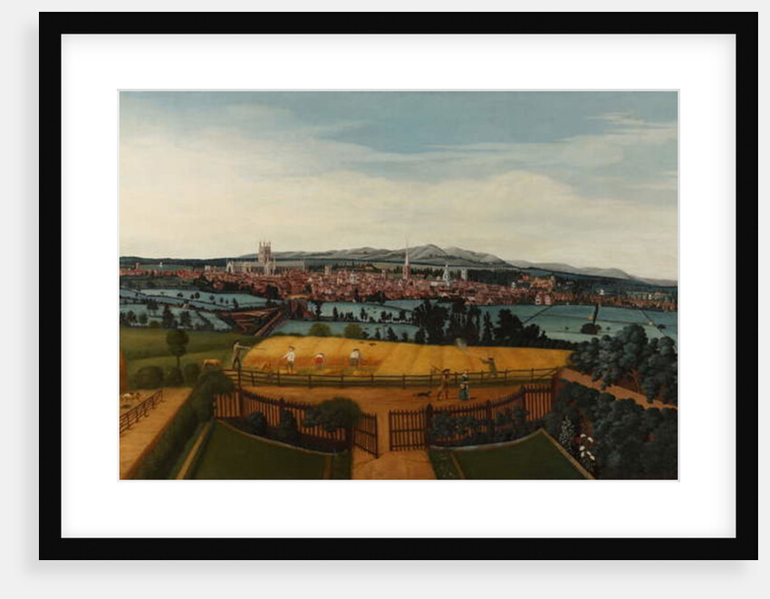 A Prospect of Worcester from the East, c.1750 by John I Harris