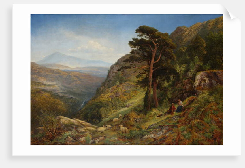 On the Hills above Betws-y-Coed, Wales by Benjamin Williams Leader