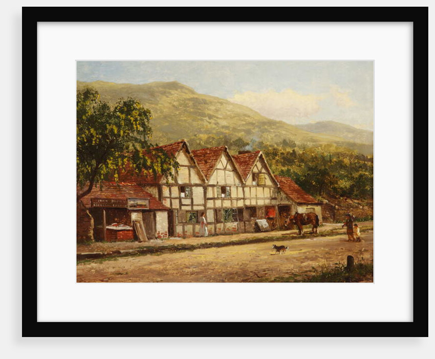 The Old Blacksmith's Shop, Great Malvern, 1871 by Benjamin Williams Leader