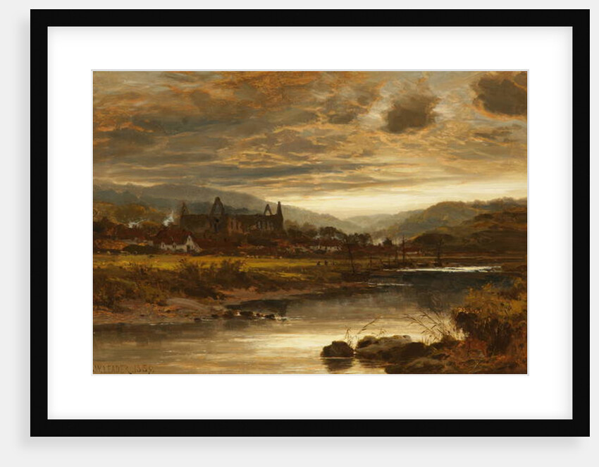 Tintern Abbey, Wales, 1889 by Benjamin Williams Leader