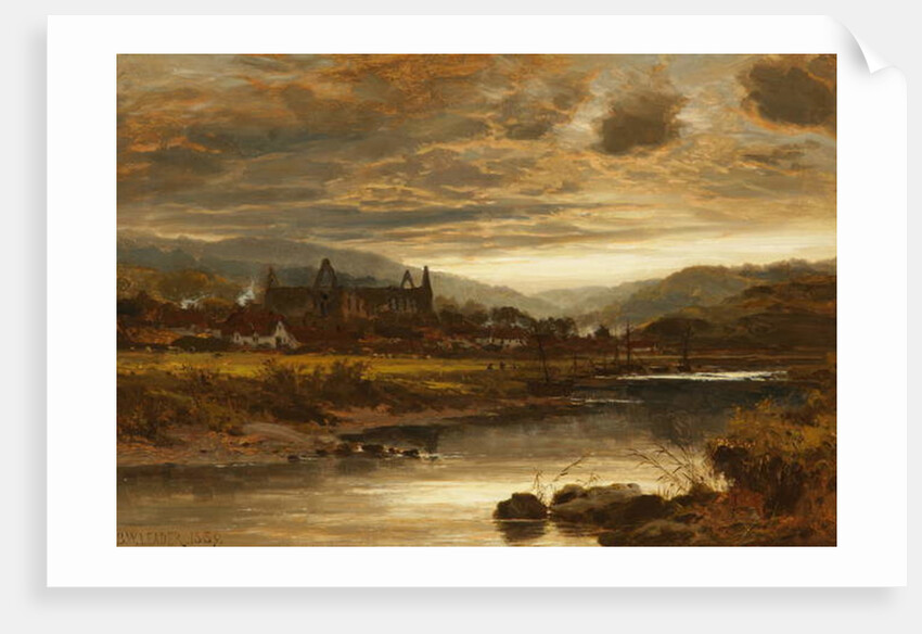 Tintern Abbey, Wales, 1889 by Benjamin Williams Leader