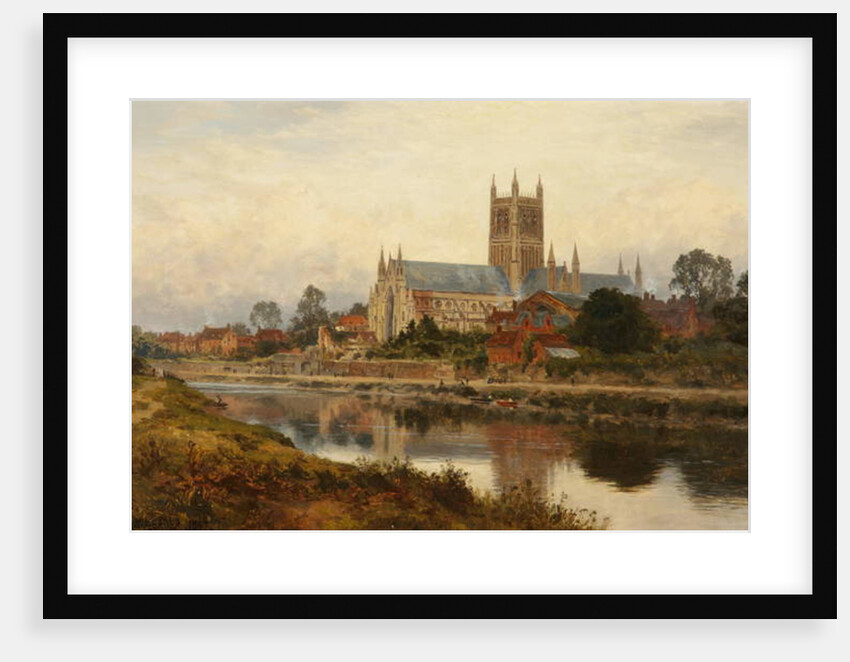 Worcester Cathedral, 1897 by Benjamin Williams Leader