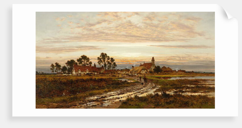 Worcestershire Morning Clearing after Rain, 1897 by Benjamin Williams Leader