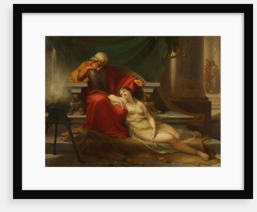 David and Abisaig, c.1865 by Louis Gabriel Leblanc