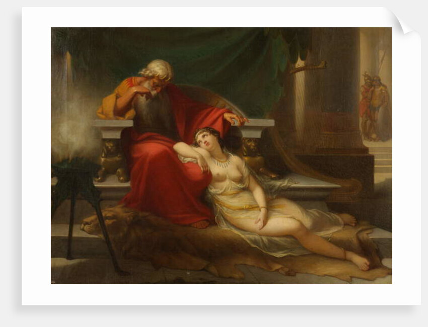 David and Abisaig, c.1865 by Louis Gabriel Leblanc