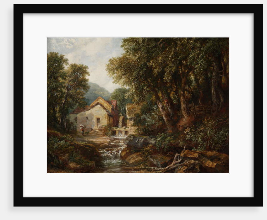 A Mill at Rowsley, Derbyshire, 1867 by Henry Harris Lines