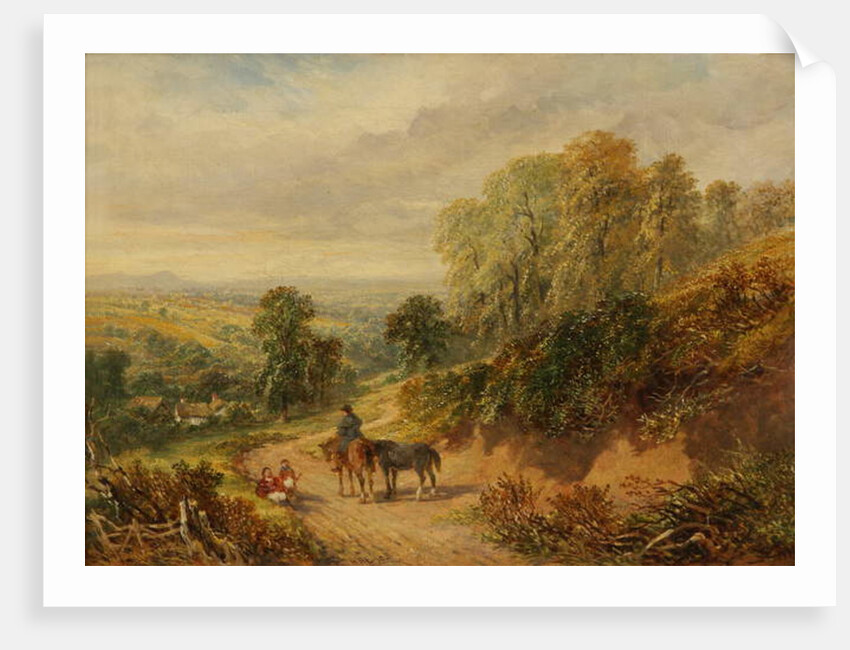On the Heath at Old Storridge, Worcestershire by Henry Harris Lines