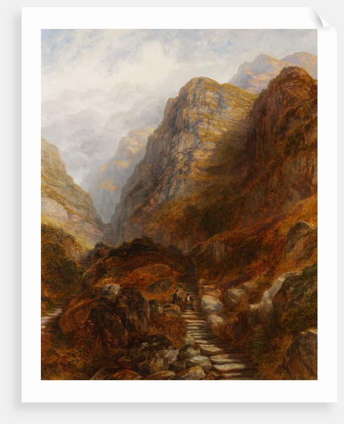 The Roman Steps near Barmouth, Wales by Henry Harris Lines