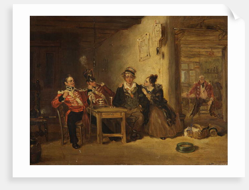 Taking the King's Shilling by Henry Liverseege