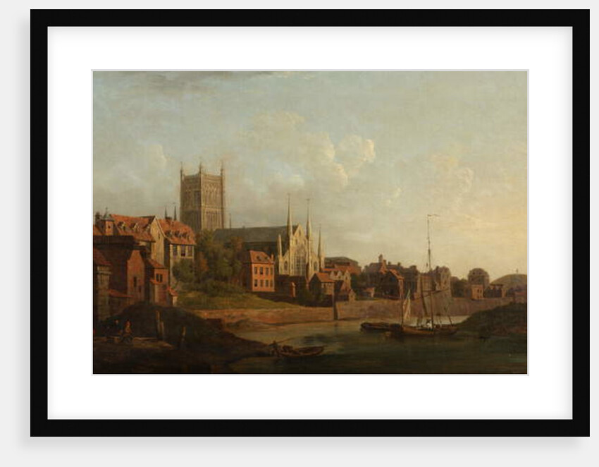 Worcester from the Severn, c.1760 by William Marlow