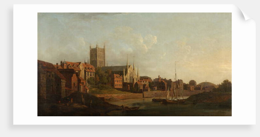 Worcester from the Severn, c.1760 by William Marlow