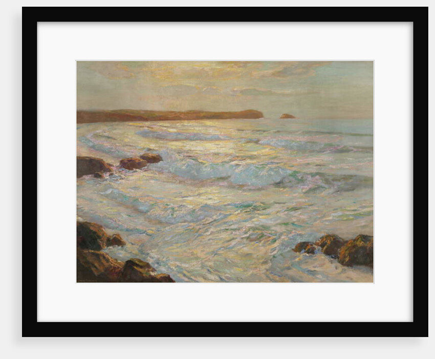 Summer Sea, Newquay, Cornwall, c.1920 by Albert Julius Olsson