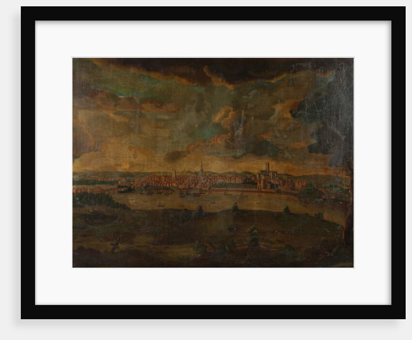 View of Worcester, c.1740 by Unknown artist