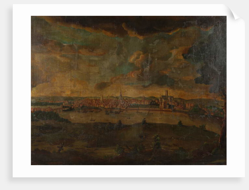 View of Worcester, c.1740 by Unknown artist